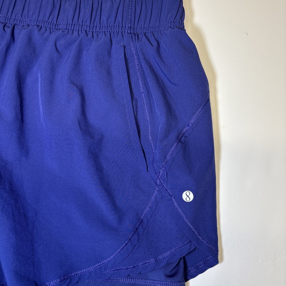 Layer 8 Womens Athletic Running Shorts Navy Blue Size Large Quick-Dry 3in Inseam - Picture 7 of 7